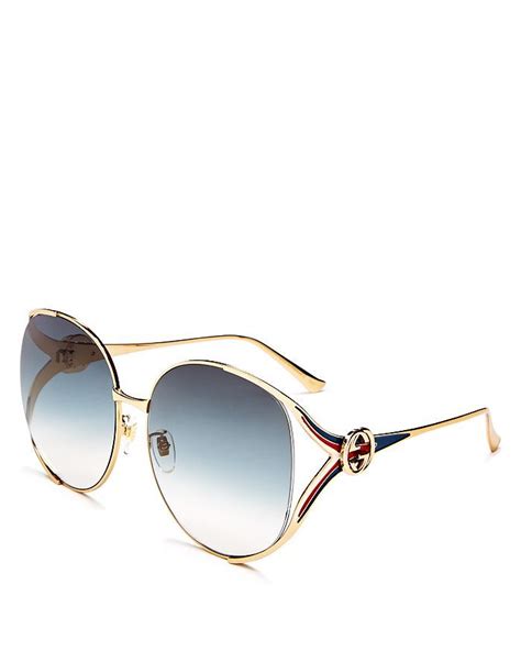 gucci sunglasses high bridge|gucci oversized sunglasses 2020.